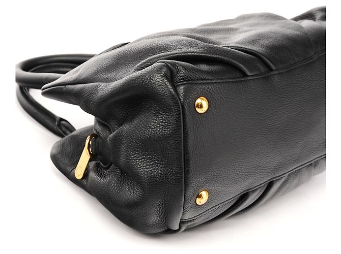 Marc by Marc Jacobs Borsa Bowling 2-Way Classic Q in pelle nera - vista 8