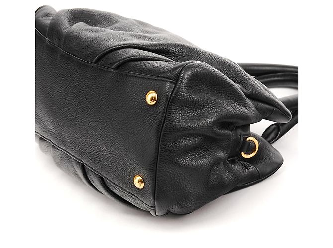 Marc by Marc Jacobs Borsa Bowling 2-Way Classic Q in pelle nera - vista 9