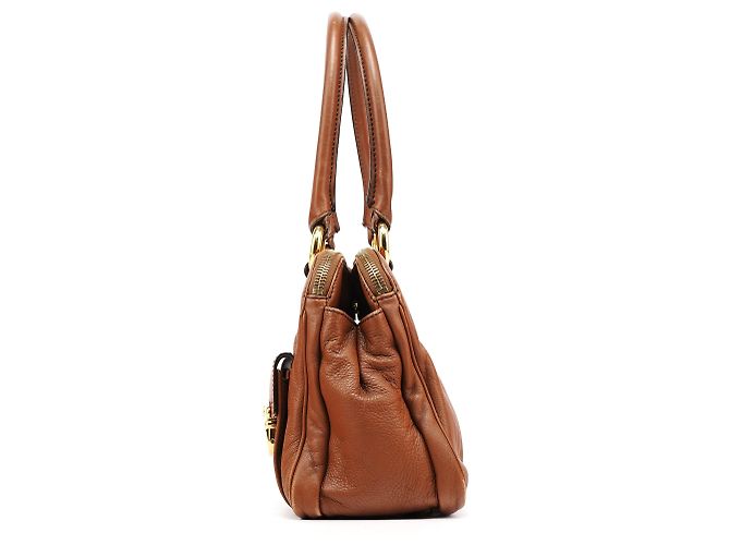 Marc Jacobs Borsa Tote in pelle marrone chiaro con tasche multiple - vista 2