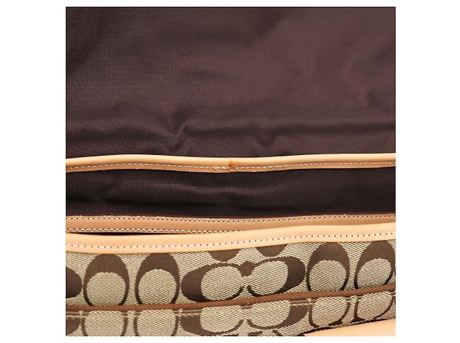 Coach Borsa a Tracolla Signature 5229 Beige Tan - vista 14