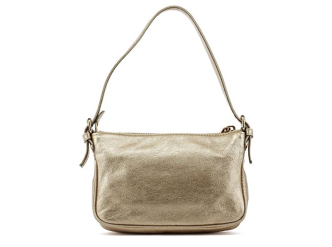 Marc Jacobs Borsa a Spalla Blake in Pelle Metallizzata - vista 3
