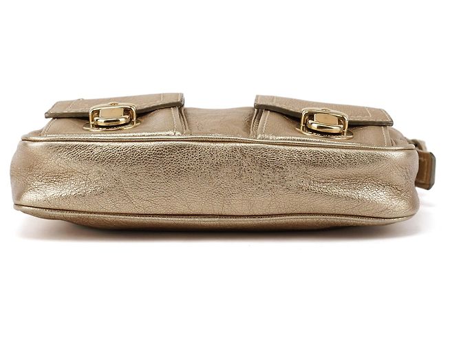 Marc Jacobs Borsa a Spalla Blake in Pelle Metallizzata - vista 5