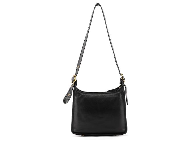 Coach Borsa a tracolla 1207 in pelle nera conciata glove - vista 3