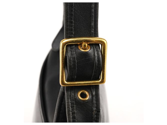 Coach Borsa a tracolla 1207 in pelle nera conciata glove - vista 7