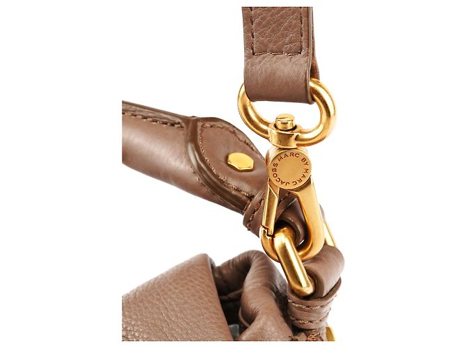 Marc by Marc Jacobs Borsa 2-Way Classic Q Fran in pelle Taupe - vista 10