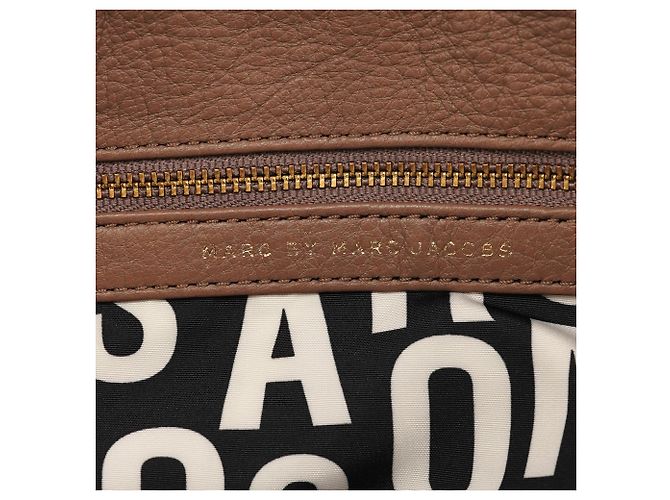 Marc by Marc Jacobs Borsa 2-Way Classic Q Fran in pelle Taupe - vista 11