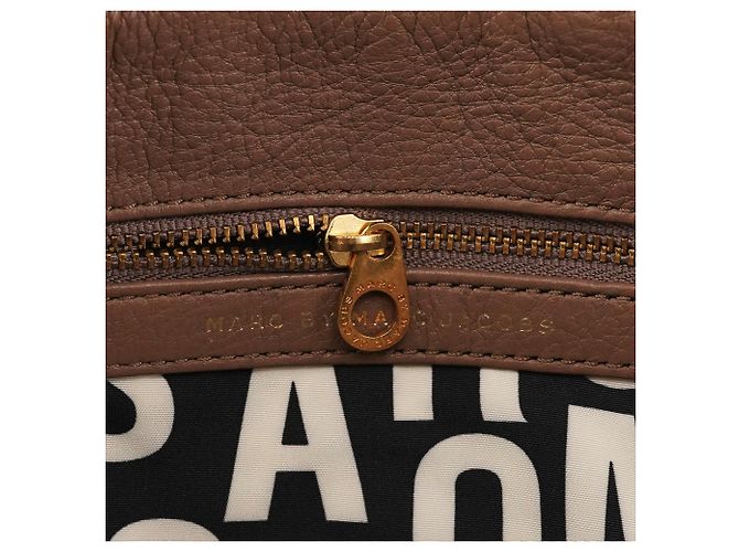 Marc by Marc Jacobs Borsa 2-Way Classic Q Fran in pelle Taupe - vista 12
