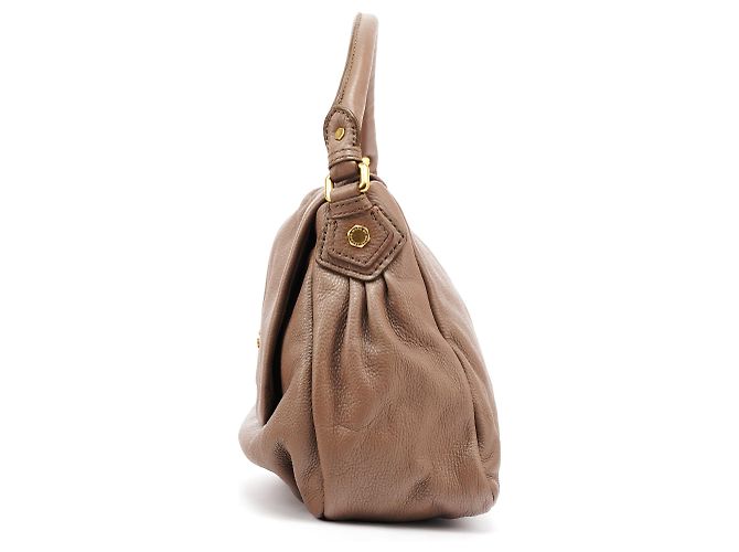 Marc by Marc Jacobs Borsa 2-Way Classic Q Fran in pelle Taupe - vista 2