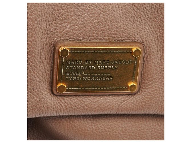 Marc by Marc Jacobs Borsa 2-Way Classic Q Fran in pelle Taupe - vista 6