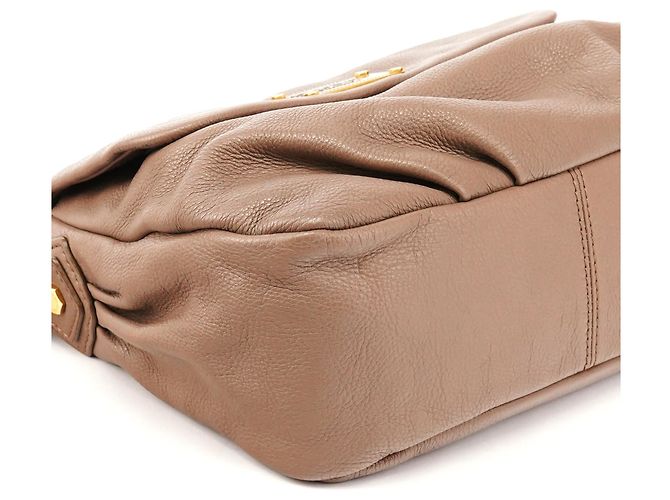 Marc by Marc Jacobs Borsa 2-Way Classic Q Fran in pelle Taupe - vista 7