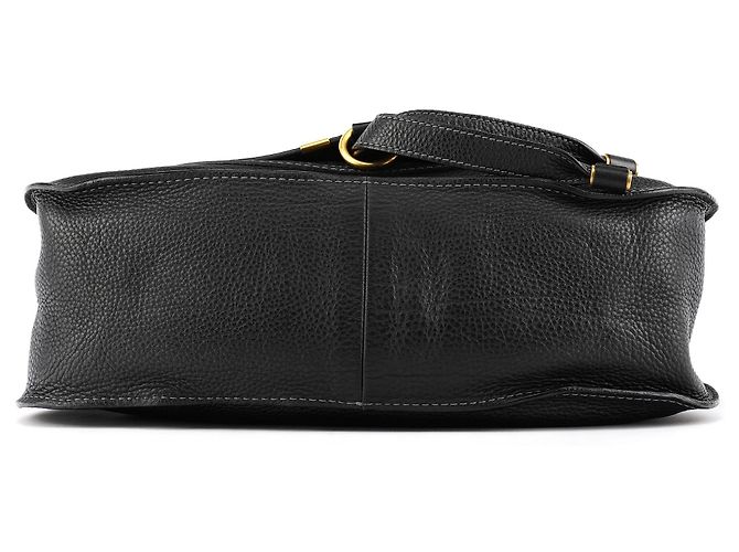 Chloé Borsa Marcie 2-Way in pelle nera - vista 5