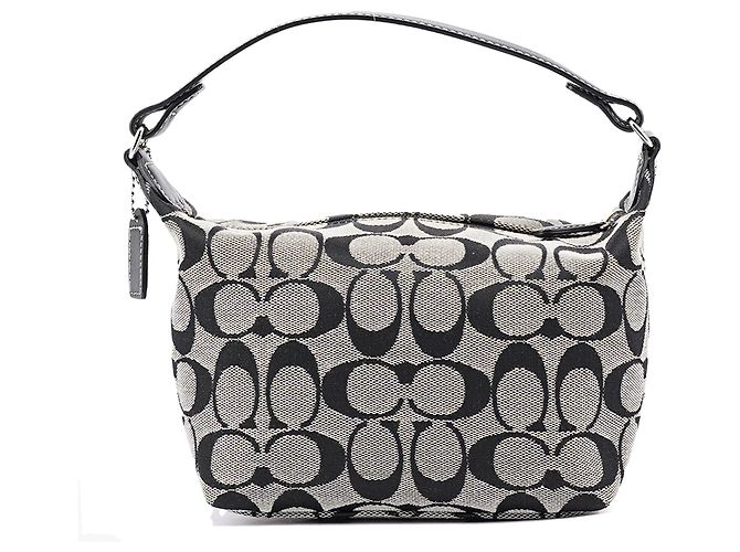 Coach Borsa Mini Hobo Signature C Grigia - vista 3