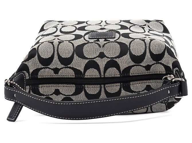 Coach Borsa Mini Hobo Signature C Grigia - vista 4