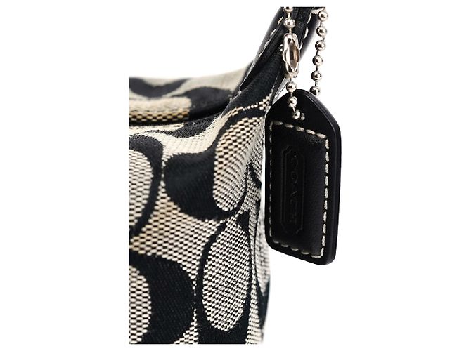 Coach Borsa Mini Hobo Signature C Grigia - vista 6