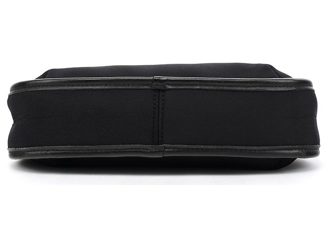 Coach Borsa a tracolla Ergo 6202 in nylon e pelle nera - vista 5