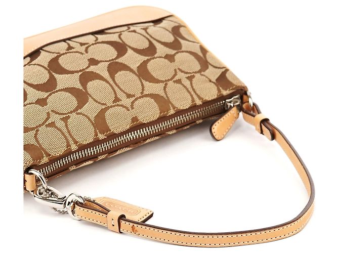 Coach 6094 Borsa a Tracolla Demi Signature Beige Tan - vista 10
