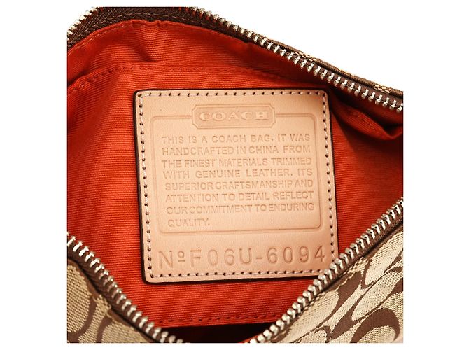 Coach 6094 Borsa a Tracolla Demi Signature Beige Tan - vista 11