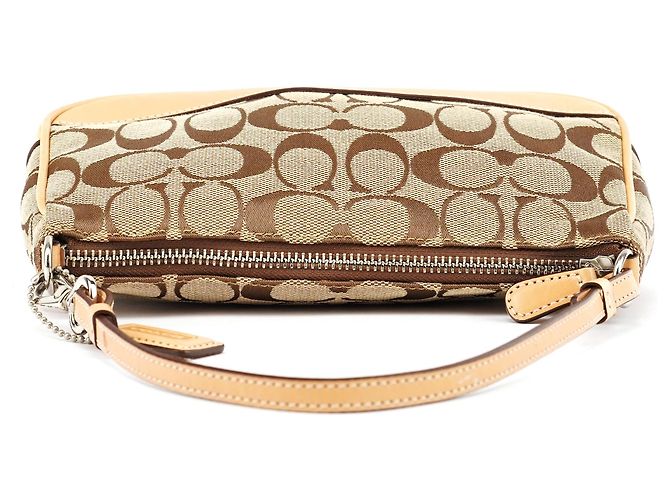 Coach 6094 Borsa a Tracolla Demi Signature Beige Tan - vista 4