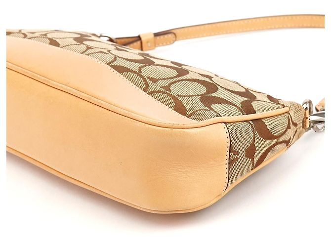 Coach 6094 Borsa a Tracolla Demi Signature Beige Tan - vista 9