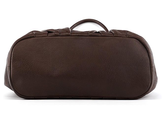 Céline Borsa Tote Pillow in pelle marrone scuro - vista 5