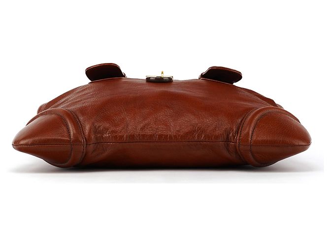 Marc by Marc Jacobs Borsa Tote 2-Way in pelle marrone con lucchetto - vista 4