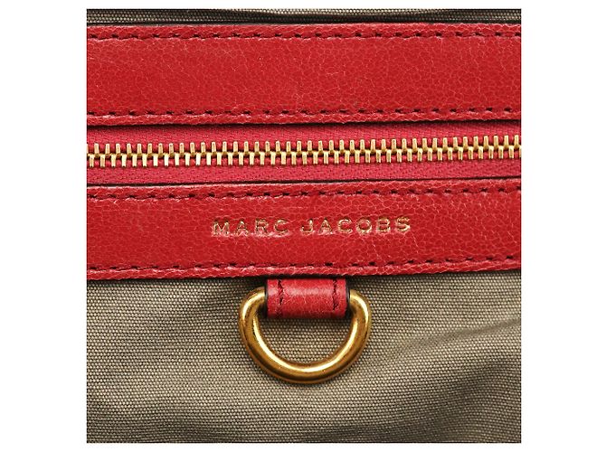 Marc Jacobs Borsa a tracolla Little Stam in pelle trapuntata rossa - vista 11