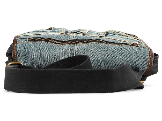 Dolce & Gabbana Borsa a tracolla in denim jeans - vista 5