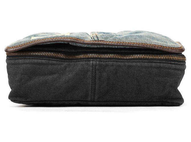 Dolce & Gabbana Borsa a tracolla in denim jeans - vista 6