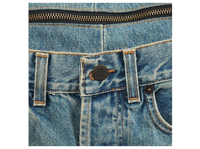 Dolce & Gabbana Borsa a tracolla in denim jeans - vista 9