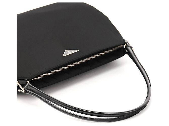 Prada Borsa a tracolla Black Tessuto Chic Nylon - vista 11