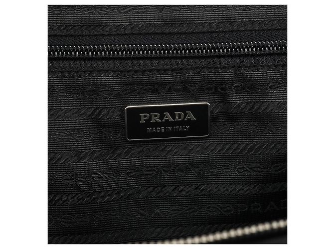 Prada Borsa a tracolla Black Tessuto Chic Nylon - vista 12
