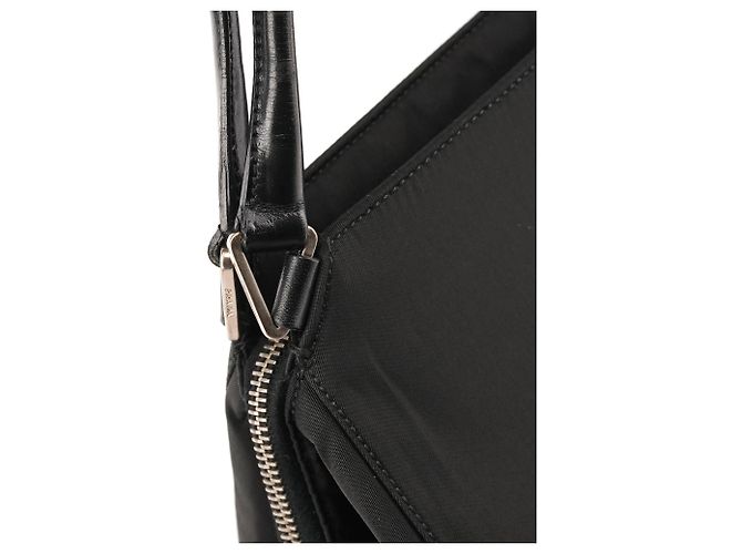 Prada Borsa a tracolla Black Tessuto Chic Nylon - vista 7