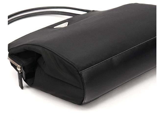 Prada Borsa a tracolla Black Tessuto Chic Nylon - vista 9