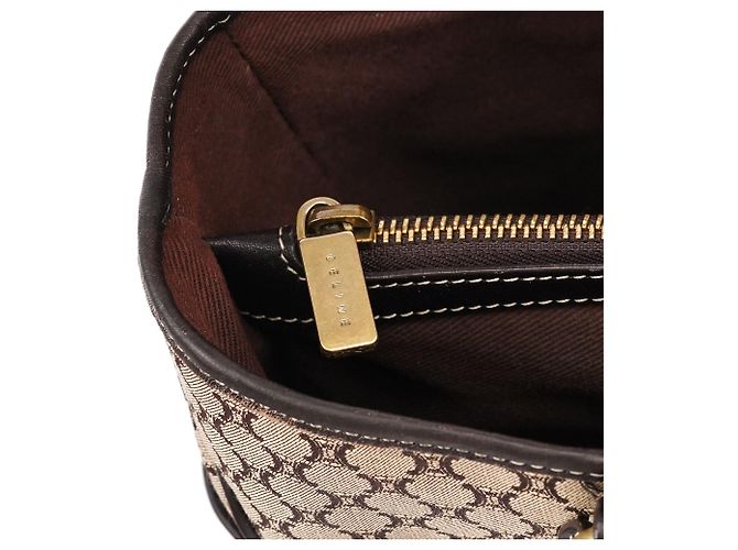 Céline Borsa Tote Boogie Macadam Beige Brown - vista 10