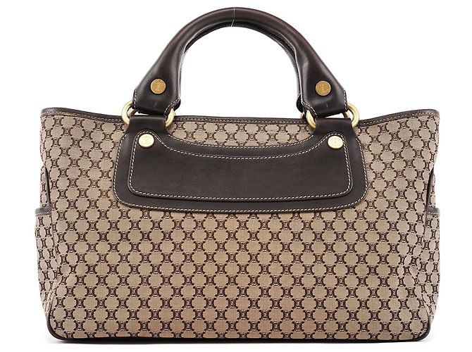 Céline Borsa Tote Boogie Macadam Beige Brown - vista 3