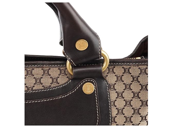 Céline Borsa Tote Boogie Macadam Beige Brown - vista 5