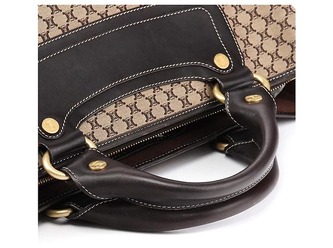 Céline Borsa Tote Boogie Macadam Beige Brown - vista 8