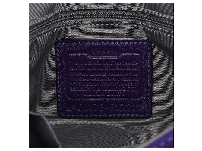 Coach Borsa a tracolla Soho in pelle viola F17217 - vista 11