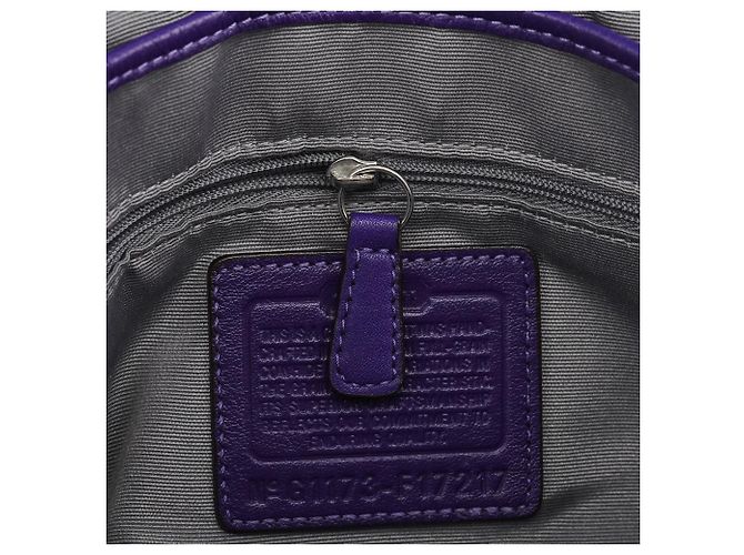 Coach Borsa a tracolla Soho in pelle viola F17217 - vista 12