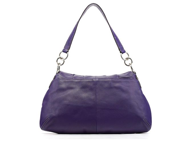 Coach Borsa a tracolla Soho in pelle viola F17217 - vista 3