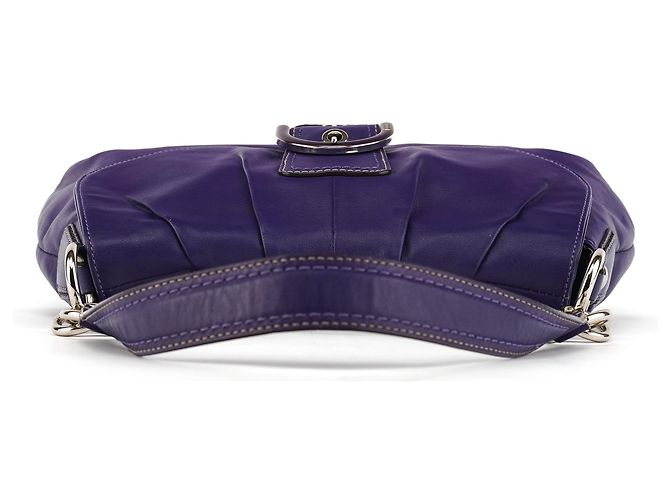 Coach Borsa a tracolla Soho in pelle viola F17217 - vista 4