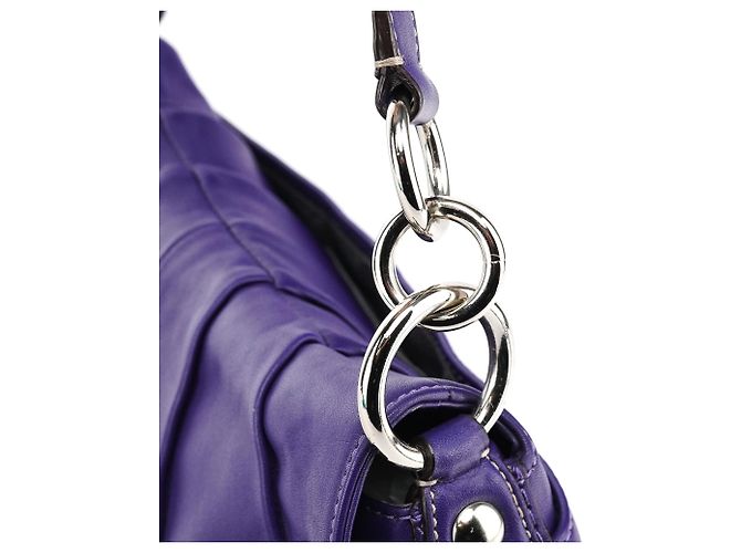 Coach Borsa a tracolla Soho in pelle viola F17217 - vista 7