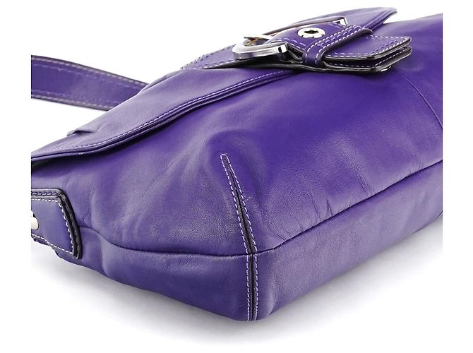 Coach Borsa a tracolla Soho in pelle viola F17217 - vista 8