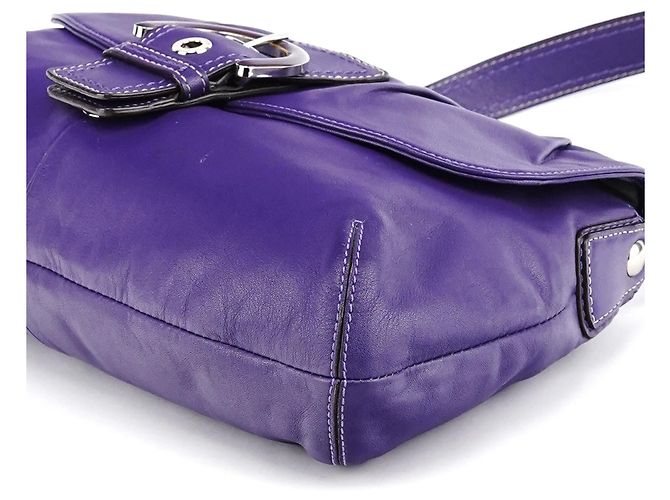 Coach Borsa a tracolla Soho in pelle viola F17217 - vista 9