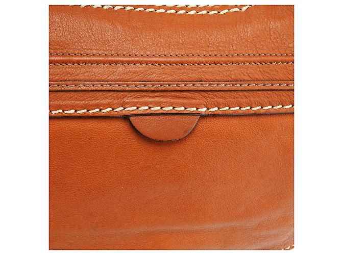 Chloé Borsa a tracolla Marcie in pelle marrone chiaro - vista 12