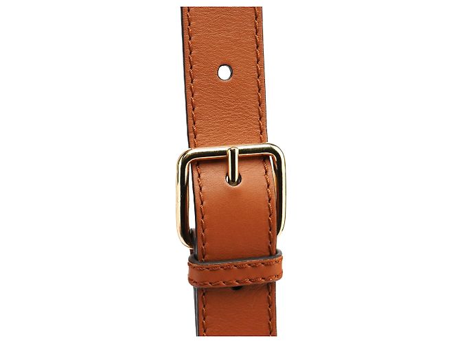 Chloé Borsa a tracolla Marcie in pelle marrone chiaro - vista 8