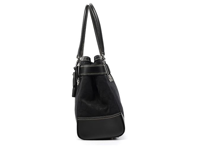 Coach 10247 Borsa Tote Hamptons Signature nera - vista 2