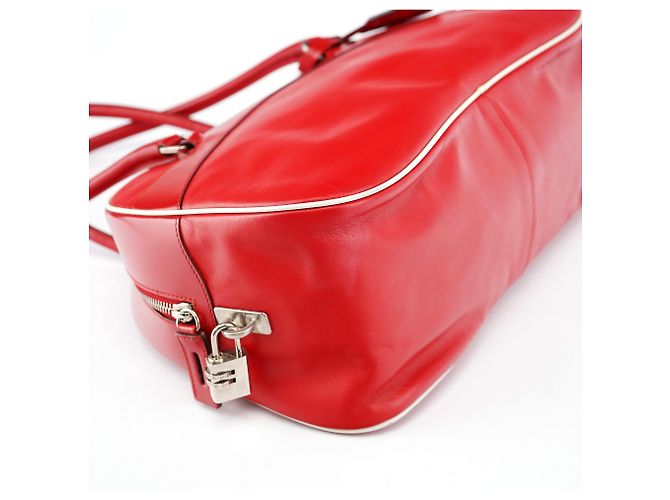 Prada Borsa Bowling in vitello rosso Primavera 2000 - vista 12