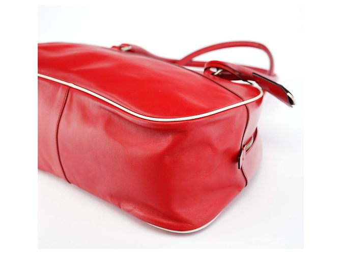 Prada Borsa Bowling in vitello rosso Primavera 2000 - vista 13