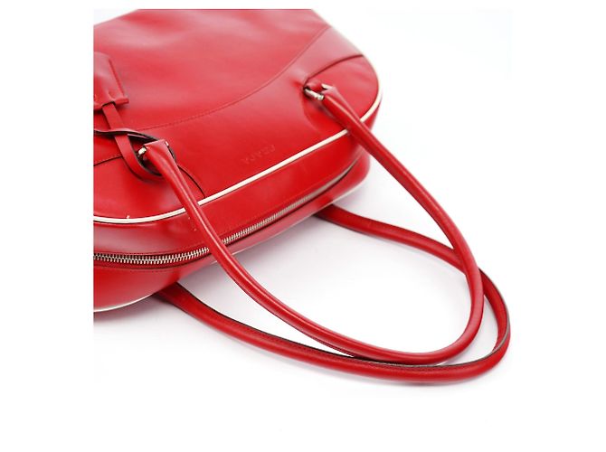 Prada Borsa Bowling in vitello rosso Primavera 2000 - vista 15